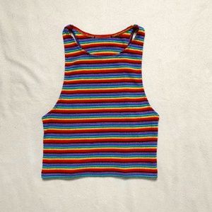 Forever 21 Rainbow Top